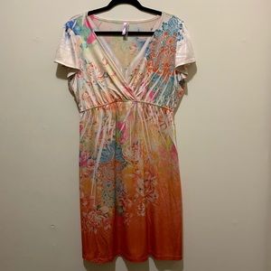 Kiara Spring/Summer V-Neck Dress Size XXL